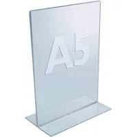 Twinco Solution ApS Tischaufsteller DIN A5 Acryl transp.freistehend