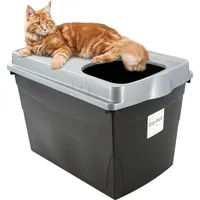 GarPet Hop In Katzenklo Katzentoilette Geschlossen mit Deckel Top