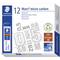 Staedtler 250 05-2B Mars Micro Feinminen, Minendurchmesser 0.5 mm,