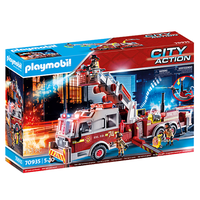 Playmobil City Action Feuerwehr-Fahrzeug: US Tower Ladder 70935