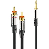 Sonero Premium Audio Adapterkabel, 7,50m, 3.5mm Klinke auf 2x