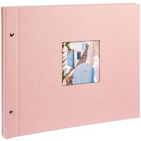 Goldbuch 28522 Bella Vista 39x31cm rosé schwarze Seiten