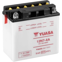 YUASA BATTERIE 12N7-4A offen ohne Saeure