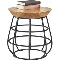 Otto home Beistelltisch OTTO HOME, braun (braun, dunkelgrau), B:45cm