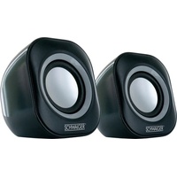 Schwaiger Stereo Lautsprecher Grau