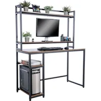 CLP Schreibtisch Billings schwarz/braun