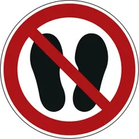 SOENNECKEN Hinweisschild Betreten der Fläche verboten P015 rund 200mm