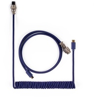 Keychron Coiled Aviator USB-C Cable Straight - Blue -