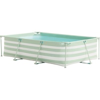 Swim Essentials Luxe Green Gestreept Zwembad, 300x200x75cm