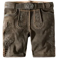 Stockerpoint Lederhose "Oliver" in kiesel gespeckt | Gr.: 52
