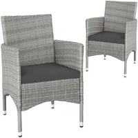 Tectake Rattansessel 57 x 59 x 85 cm 2