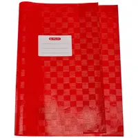 Herlitz 5204037 Hefthülle A4, (Bast), rot