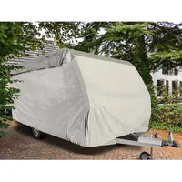 CALIMA Wohnwagen-Schutzhülle inkl. Teleskop-Überziehhilfe und Tasche 510 x 250