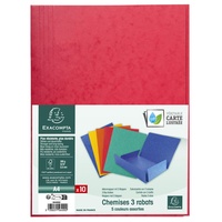 Exacompta Sammelmappen DIN A4 2 x grün, rot, blau,