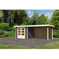 Karibu Gartenhaus Askola 3,5 mit 280 cm Schleppdach und