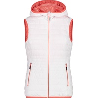 CMP Woman Reverse Vest Fix Hood bianco 40