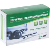 InLine InLine® Universal Reinigungstücher nass/trocken für Kopfhörer und Monitore
