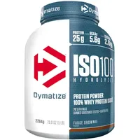 Dymatize Iso100 Hydralyzed Fudge Brownie Pulver 2264 g