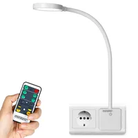 Monzana LED Steckerlampe Timer Dimmbar tageslichtweiß