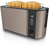 Arendo Langschlitz-Toaster Bronze
