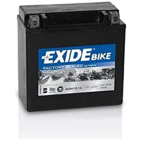 Exide AGM12-12 AGM-Ready Motorrad Starterbatterie 12V 12Ah 200A