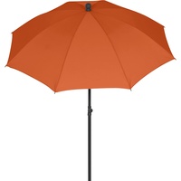 Siena Garden City Mittelstockschirm anthrazit/terracotta Ø 180 cm Terra