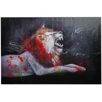 MCW Löwe Ölgemälde 100x150 cm