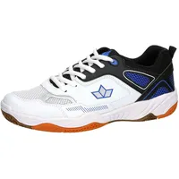 Brütting Lico Sprint Indoor Hallenturnschuh, Weiss schwarz blau, 36