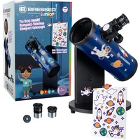 Bresser Junior 76/300 SMART, Kompakt-Teleskop mit Kompass und viel