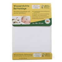 Gr�nspecht Betteinlage wasserdicht 50 x 70 cm Weiß