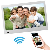 Xoro CPF 10B1 Digitaler Bilderrahmen mit WLAN SD Kartenleser,