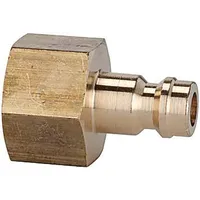 Riegler Nippel für Kupplungen NW 5, Messing blank, G