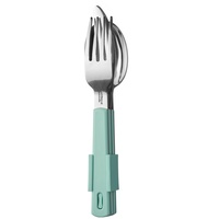 Mepal Besteck-Set 3-teilig, Kunststof, Nordic green