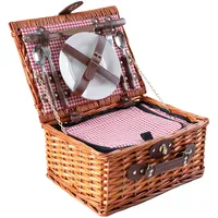 H&D Manufaktur eGenuss Picknickkorb für 2 Personen mit Kühlfach,