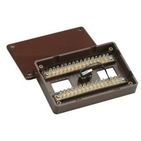 ABUS VT4100B Aufputz-Lötverteiler 32-polig VdS C (braun)