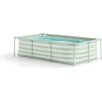 Swim Essentials Rahmenpool grün/weiß, 260 x 160 x 65
