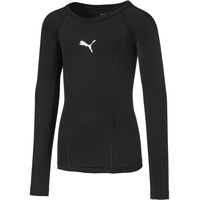 Puma Liga Baselayer Tee LS Jr Shirt, Black, 116