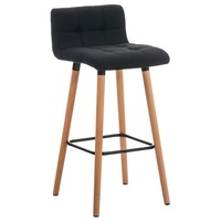 CLP Barhocker Lincoln Stoff schwarz (101090601)