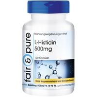 Fair & Pure L-Histidin 500mg, 120 Kapseln, Aminosäure, veganes