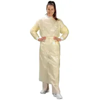 Medi-Inn+ Schutzkittel PE-teilbeschichtet 139 x 139 cm gelb 10