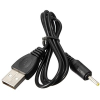 Akyga USB-Ladekabel DC Stecker 2,5 mm 0.80 m Schwarz