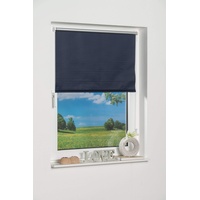 K-HOME Klemmfix-Minirollo 40 x 150 cm blau