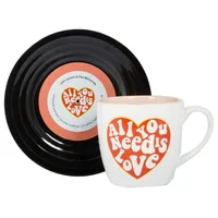 ThumbsUp! Lyrical Mug Love Tassen-Set 0,25 l Weiß 2