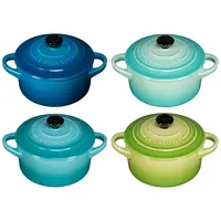 Le Creuset 4x1 Le Creuset Mini Braeterset m.Deckel 10x5cm,