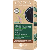 Logona Pflanzen-Haarfarbe Pulver indigoschwarz 100 g
