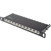 Good Connections 10" 12 Port, Cat. 6A, 0,5 HE