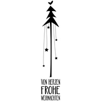 Rayher von Herzen frohe Weihnachten Motivstempel Weihnachtsbaum 3,0 x