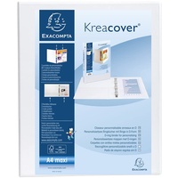 Exacompta Präsentationsringbuch KreaCover Kunststoffbezug außen und innen. 2 Ringe,