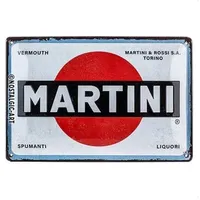 Nostalgic-Art Retro Blechschild, Martini – Logo White – Geschenk-Idee