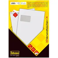 IDENA 10232 - Versandtaschen DIN C4, 10 Stück